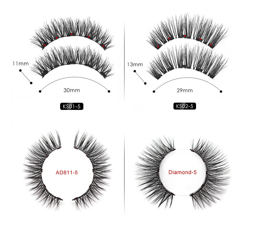 Natural Long Lasting Magnetic Liquid Eyeliner & Magnetic False Eyelashes & Tweezer Set Make up Set Natural Long Lasting Magnetic Liquid Eyeliner & Magnetic False Eyelashes & Tweezer Set Make up Set